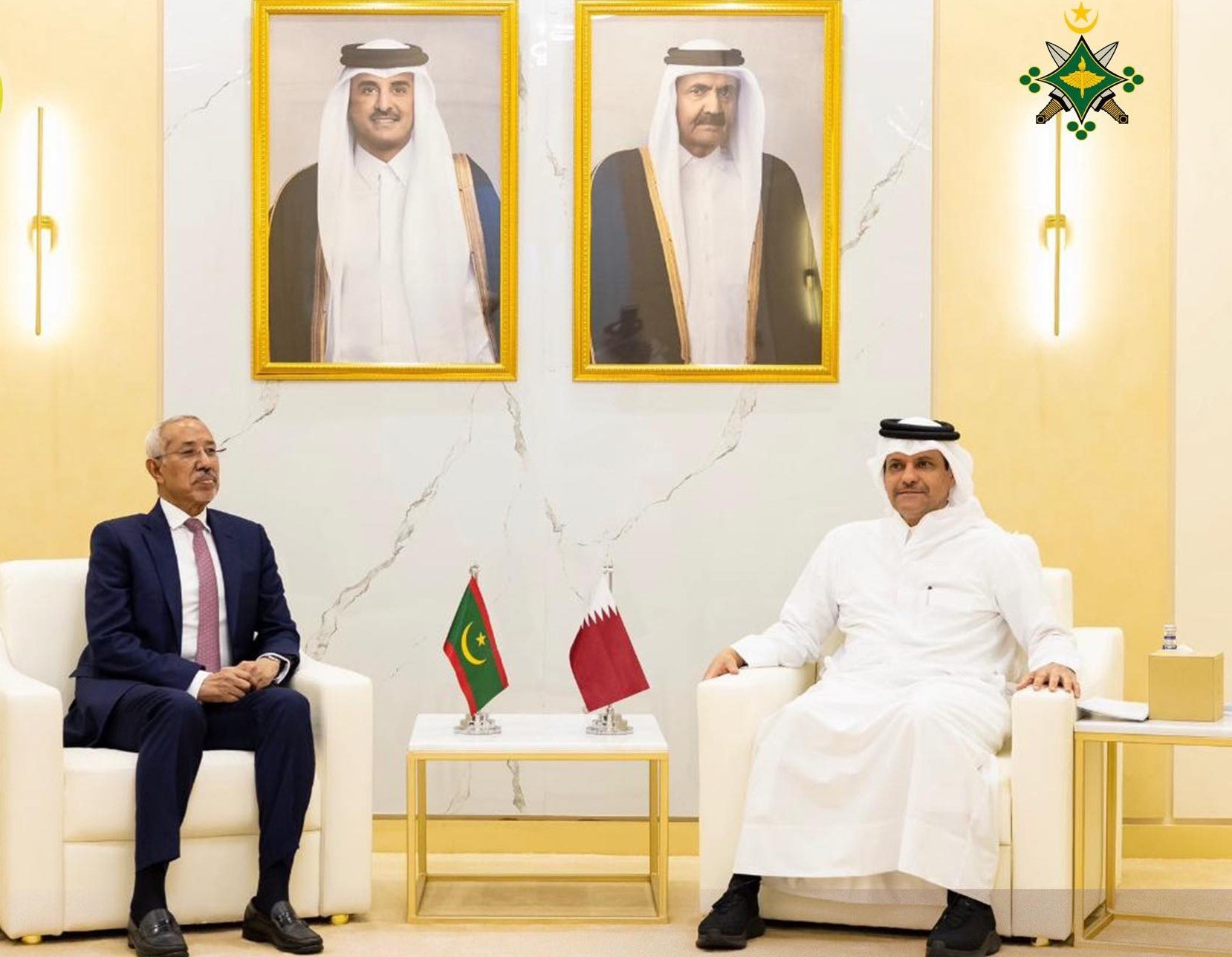 موريتانيا وقطر تبحثان التعاون في المجال العسكري