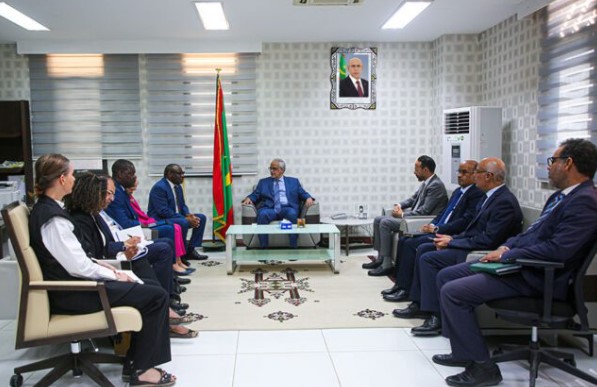 وزير الشؤون الاقتصادية الموريتاني يلتقي الأمين العام المساعد للامم المتحدة