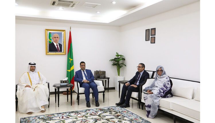 الوزير الأول يستقبل سفير دولة قطر