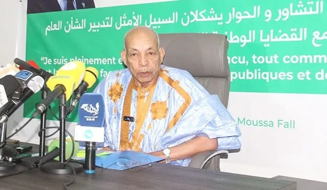 ائتلاف معارض يوافق على تعيين موسى فال رئيسا للجنة الإشراف على الحوار