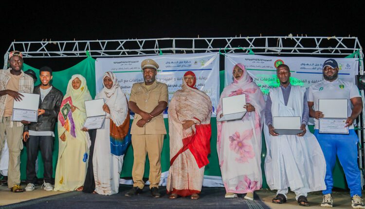 تكريم الفائزين في النسخة الثانية من جائزة “جيل النهضة للإبداع الشبابي” بنواكشوط الجنوبية