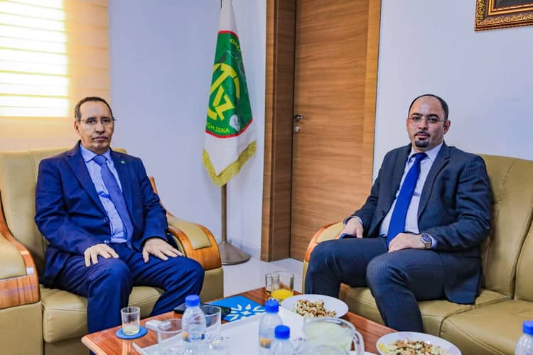 عمدة تفرغ زينة يبحث مع السفير الجزائري آفاق التعاون المحلي