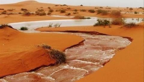 تساقط أمطار على مناطق في ولايتي الحوض الشرقي وتيرس الزمور