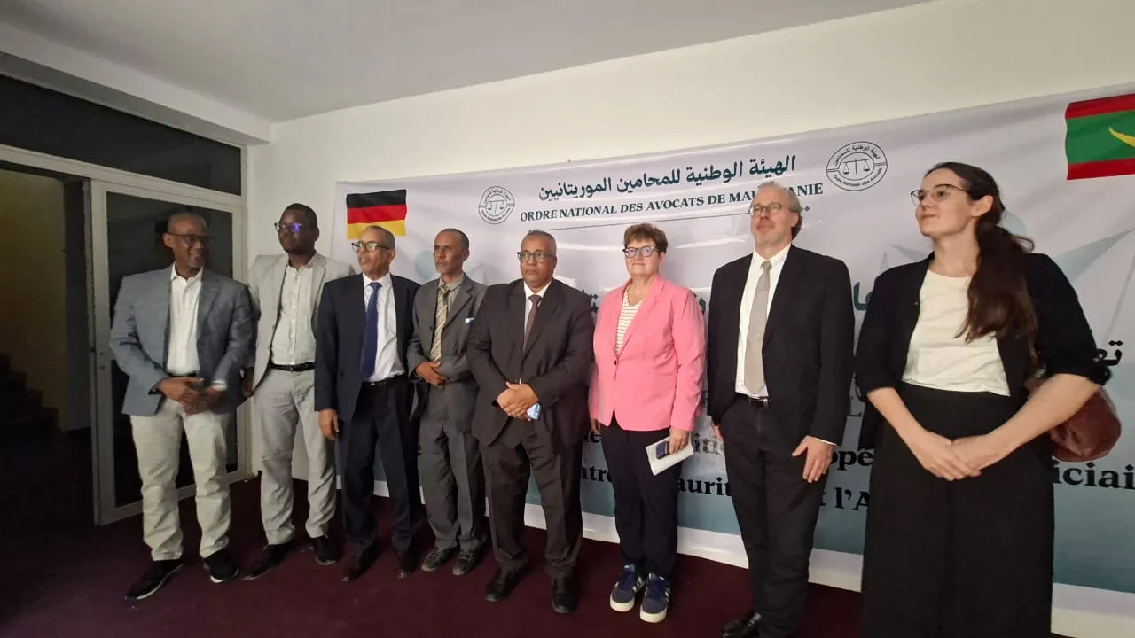 نقيب المحامين يلتقي مسؤولة ألمانية بمقر الهيئة