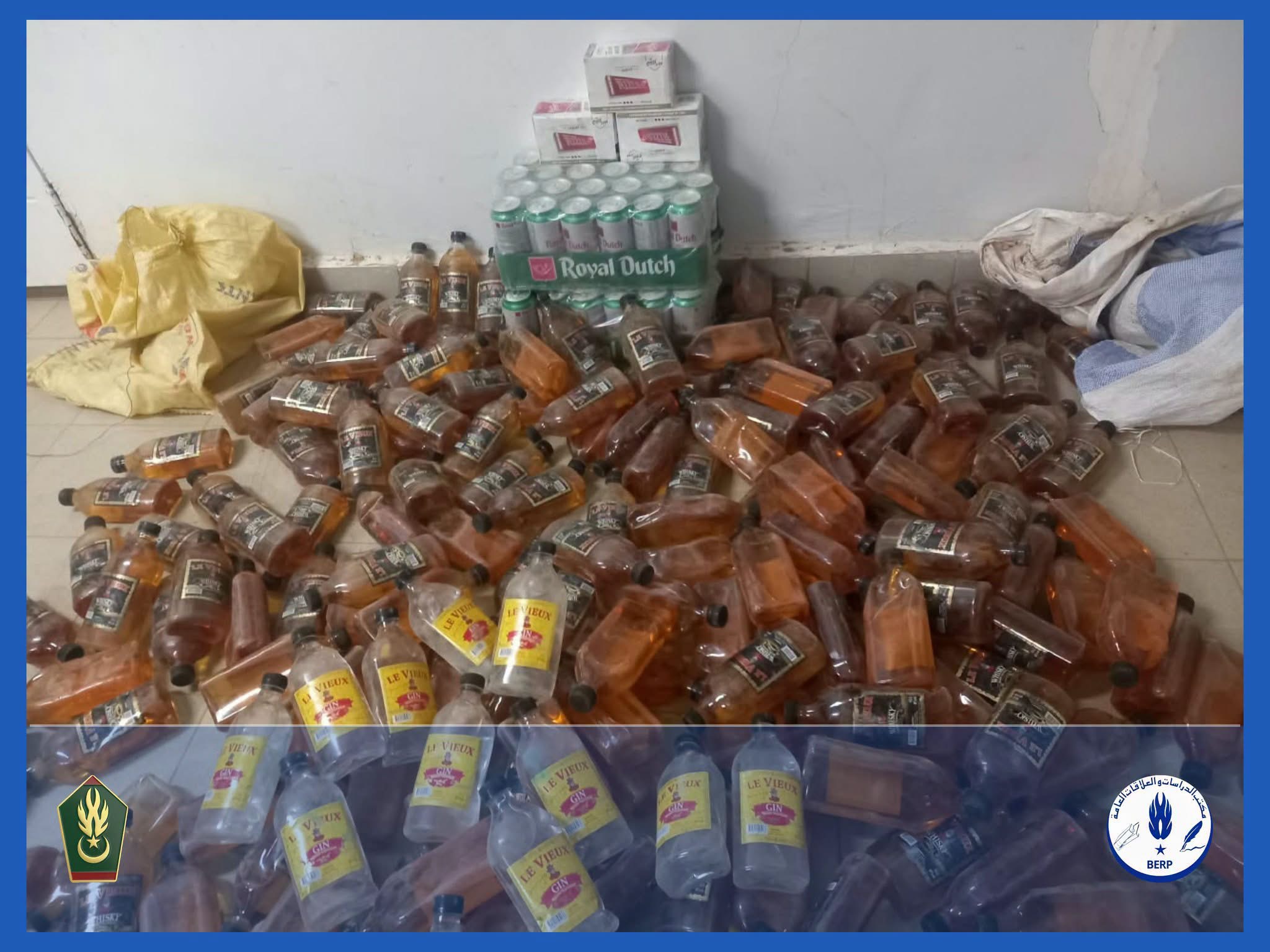 الدرك الوطني يضبط مواطنا بحوزته كمية معتبرة من المشروبات الكحولية في غابو